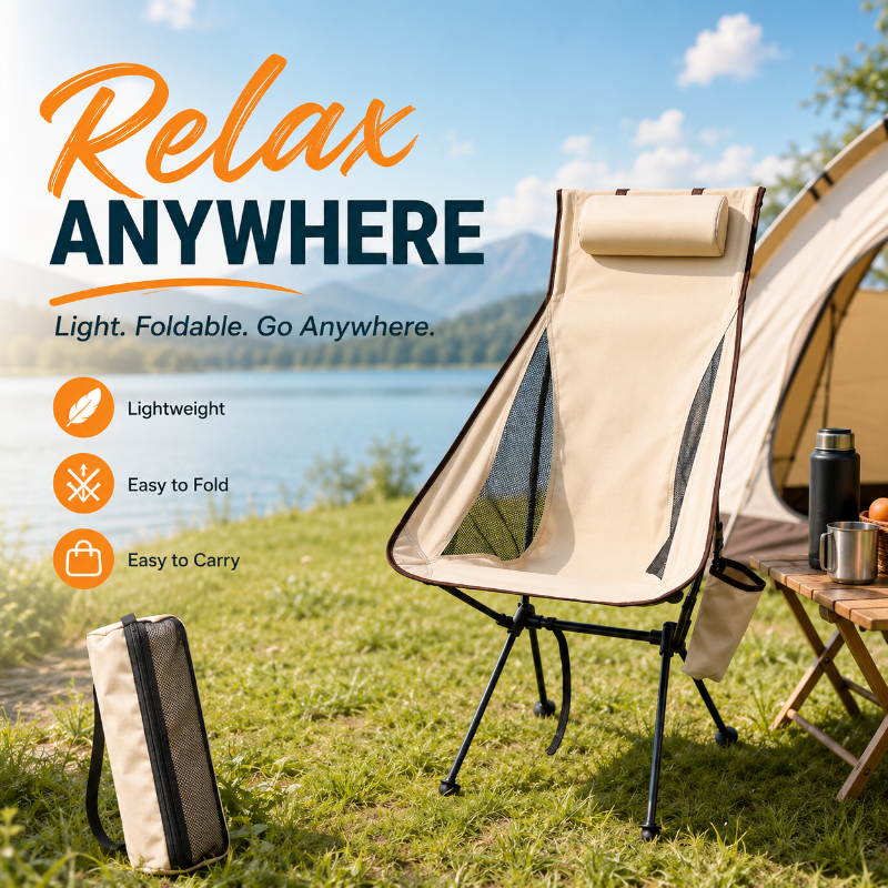 Outdoor Hunting Chair - Westtune Portable Folding Camping Chair with
