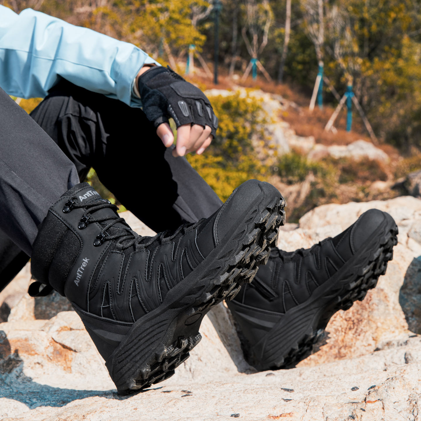 Outdoor tactical boots, campin - Outdoor Hunting Fabric review and price