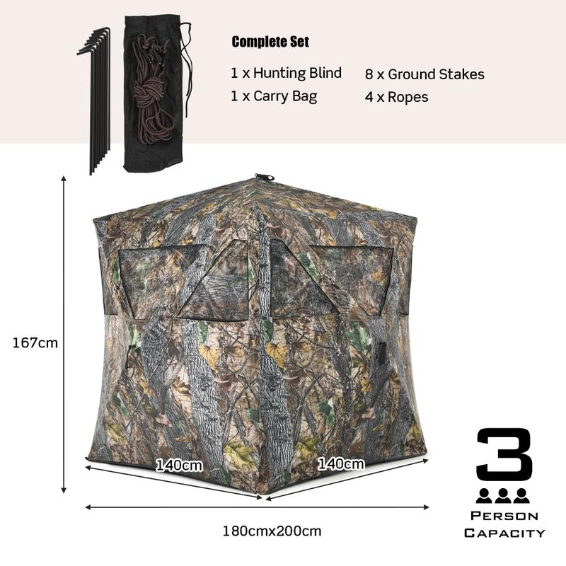 3 Person Portable Pop-Up Groun - Hunting & Outdoor Supplies Vanderbijlpark review and price