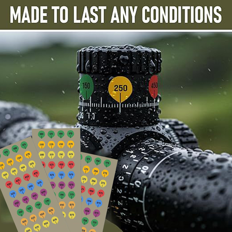 5/10 Sheets Rifle Scope Turret - Outdoor Hunting Range review and price