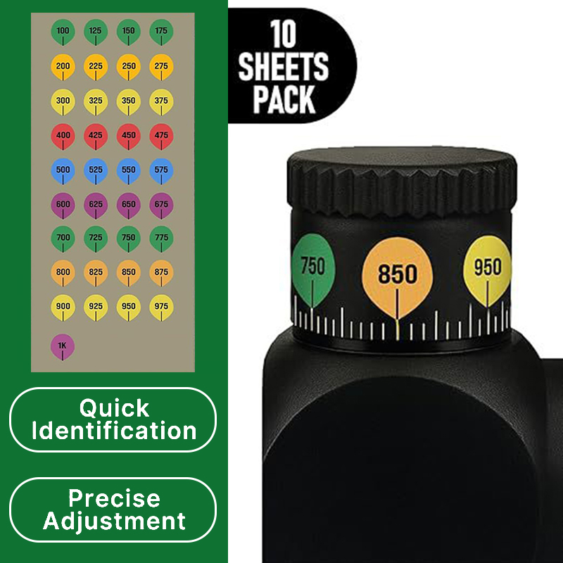 5/10 Sheets Rifle Scope Turret - Outdoor Hunting Range review and price