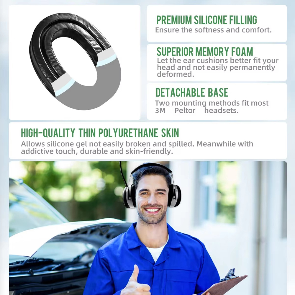 Tactical Headset Earmuffs Gel  - Shooting Ear Muff review and price