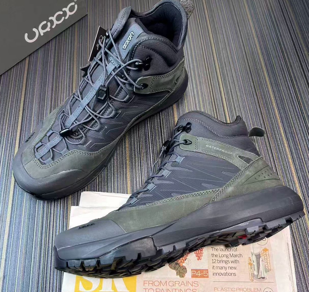 High Top Hiking Leather Shoes  - Outdoor Hunting Fabric review and price