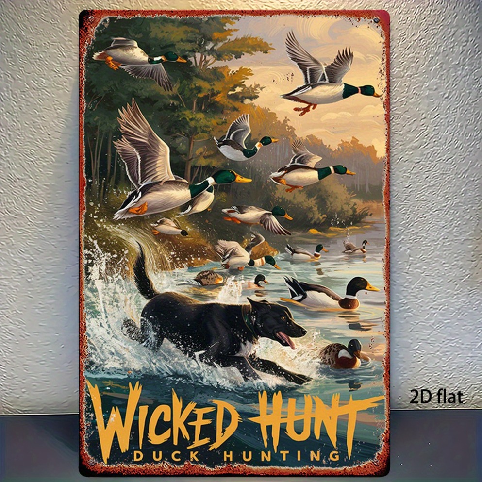 2D Flat Vintage Hunting Duck M - Wildman Hunting & Outdoor Photos review and price