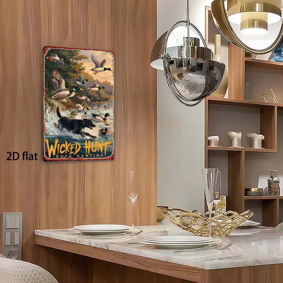 2D Flat Vintage Hunting Duck M - Wildman Hunting & Outdoor Photos review and price