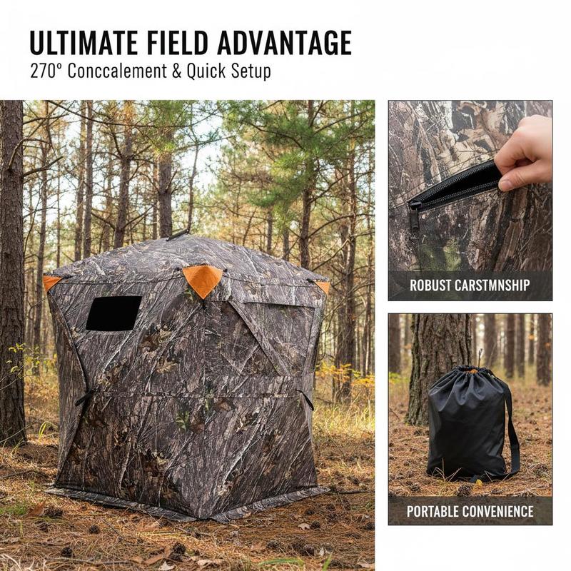 Ground Hunting Tent 60x60x66 I - Hunting & Outdoor Supplies Vanderbijlpark review and price