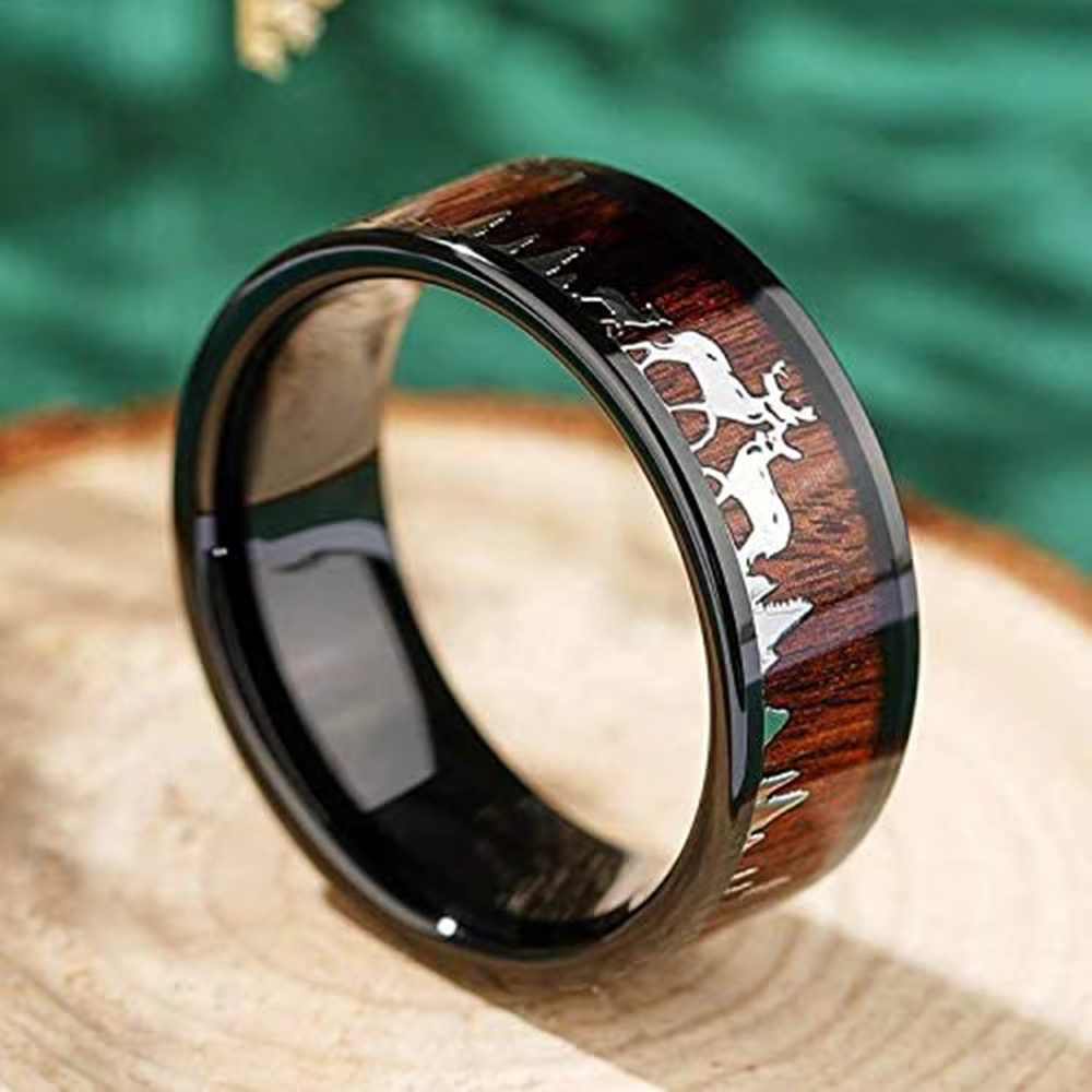 Fashion 8mm Koa Wood Inlay Dee - Wildman Hunting & Outdoor Photos review and price